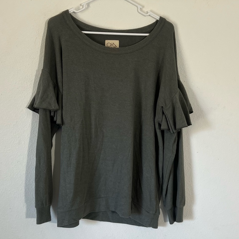 Chaser Ruffle Sweatshirt